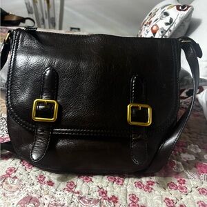 Frye Messenger Dark Brown Leather Crossbody